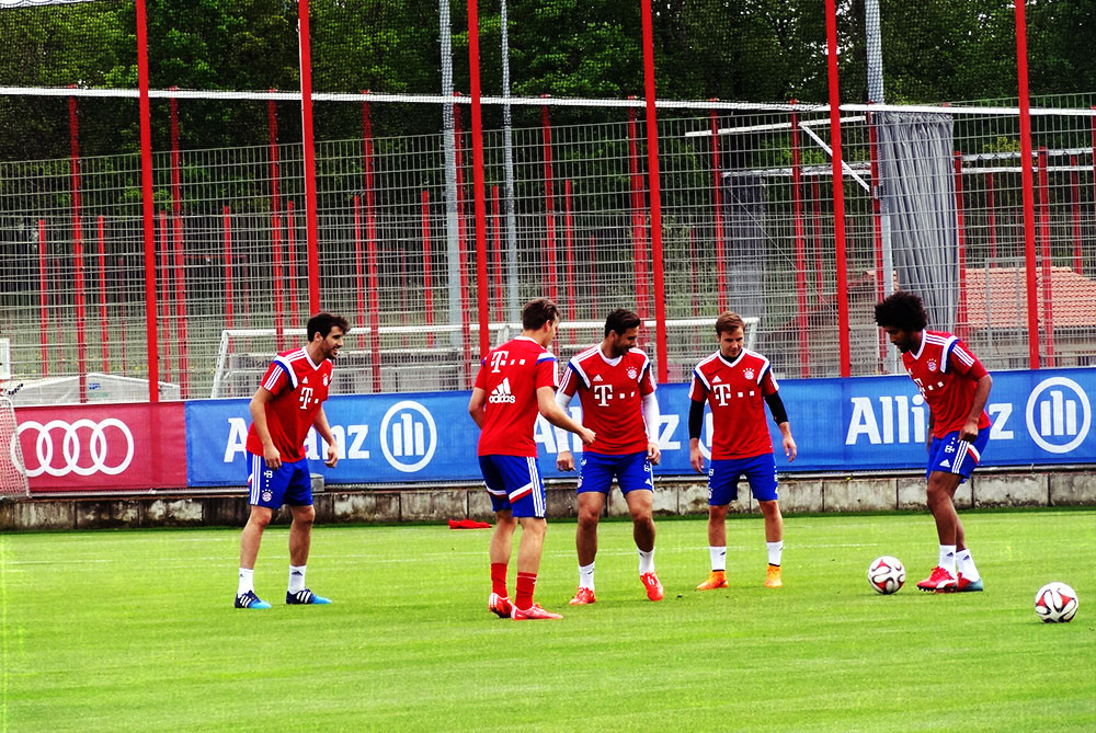 During the training session (with zoom obviously)
