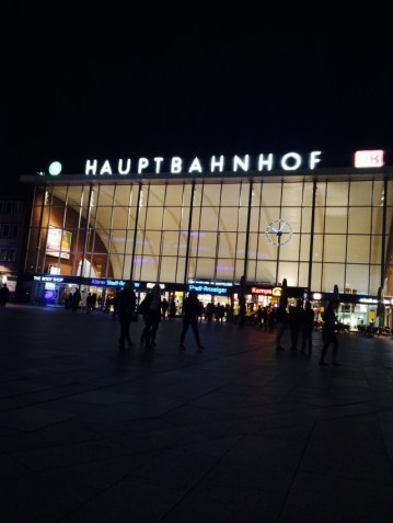 Cologne HBF (the main station in Cologne) and also one of the most confusing train station I've ever visited